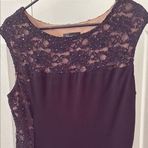 Connected Apparel Black Lace Dress